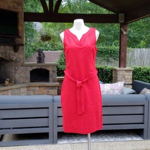 TALBOTS SUPER CHIC PREPPY RED DRESS